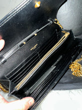 Load image into Gallery viewer, YSL Envelope Wallet on Chain - Black
