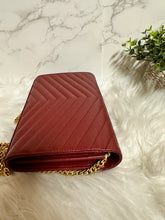 Load image into Gallery viewer, YSL Quilted Envelope Wallet on Chain
