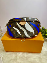 Load image into Gallery viewer, LOUIS VUITTON x League Of Legends Capsule Collection Blue Silver Monogram Bumbag (Limited Edition)
