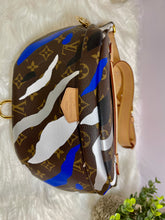 Load image into Gallery viewer, LOUIS VUITTON x League Of Legends Capsule Collection Blue Silver Monogram Bumbag (Limited Edition)
