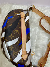 Load image into Gallery viewer, LOUIS VUITTON x League Of Legends Capsule Collection Blue Silver Monogram Bumbag (Limited Edition)

