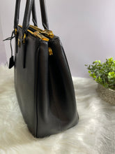 Load image into Gallery viewer, PRADA Black Saffiano Leather Zip Tote LARGE
